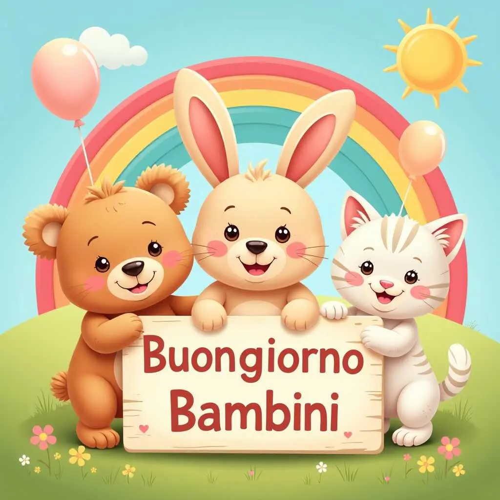 buongiorno bambini, immagini buongiorno bambini