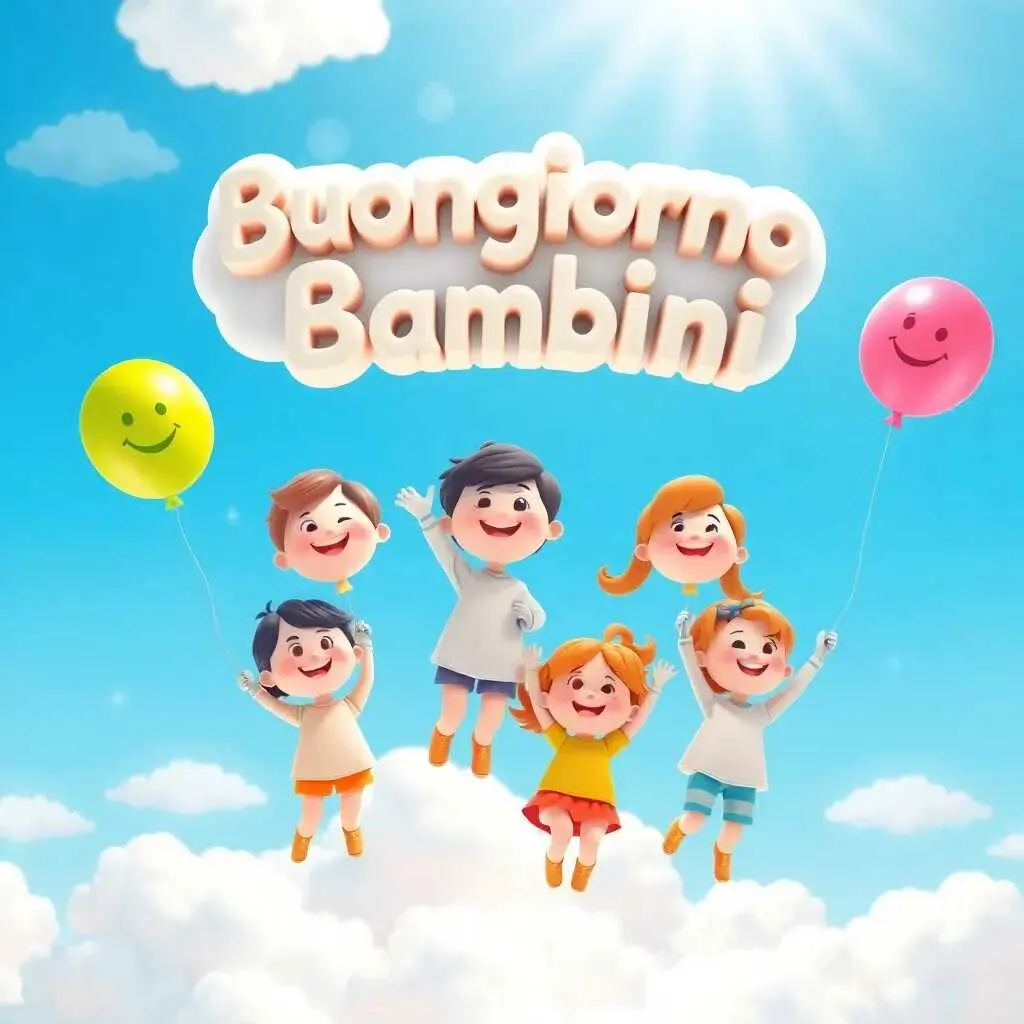 buongiorno bambini, immagini buongiorno bambini