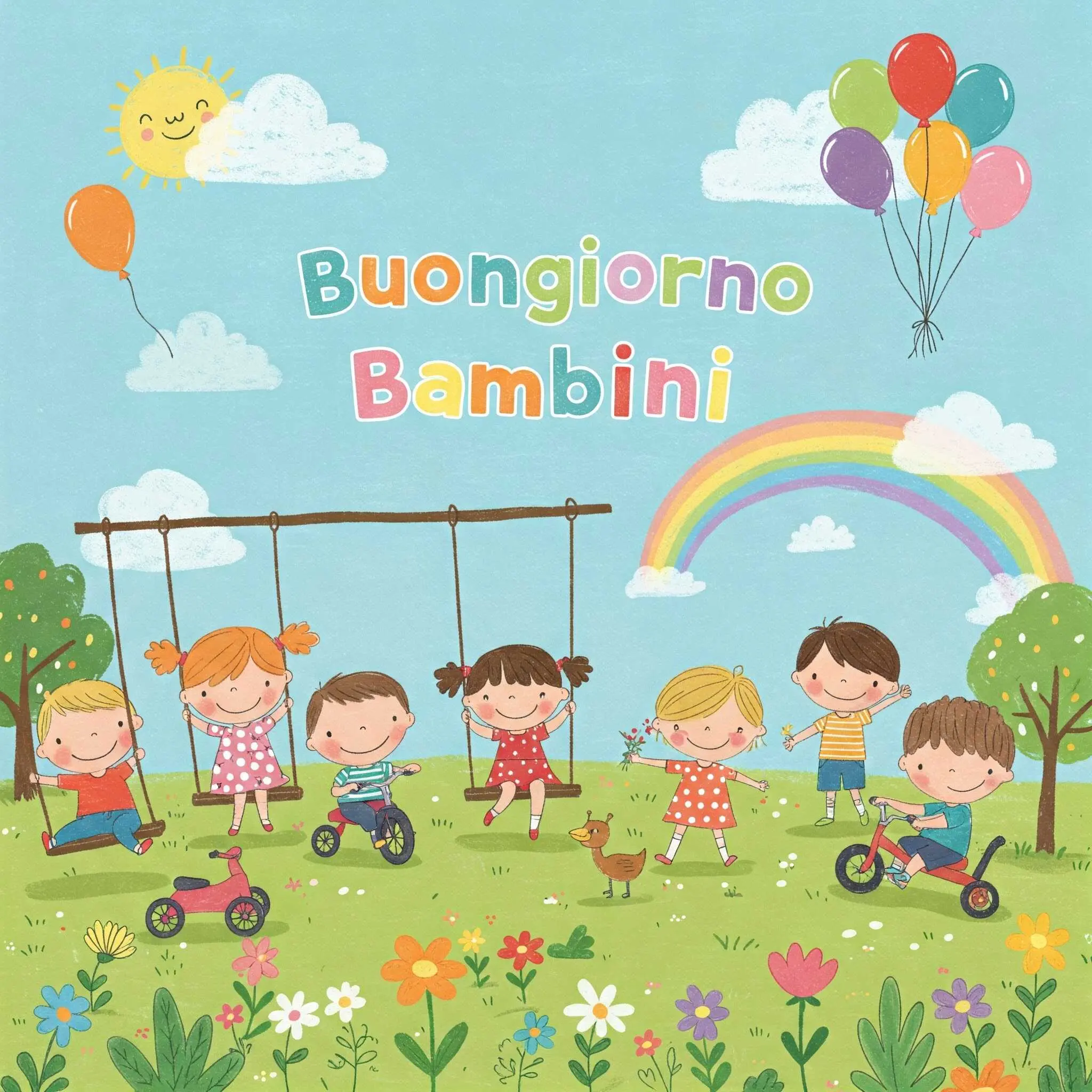 buongiorno bambini, immagini buongiorno bambini