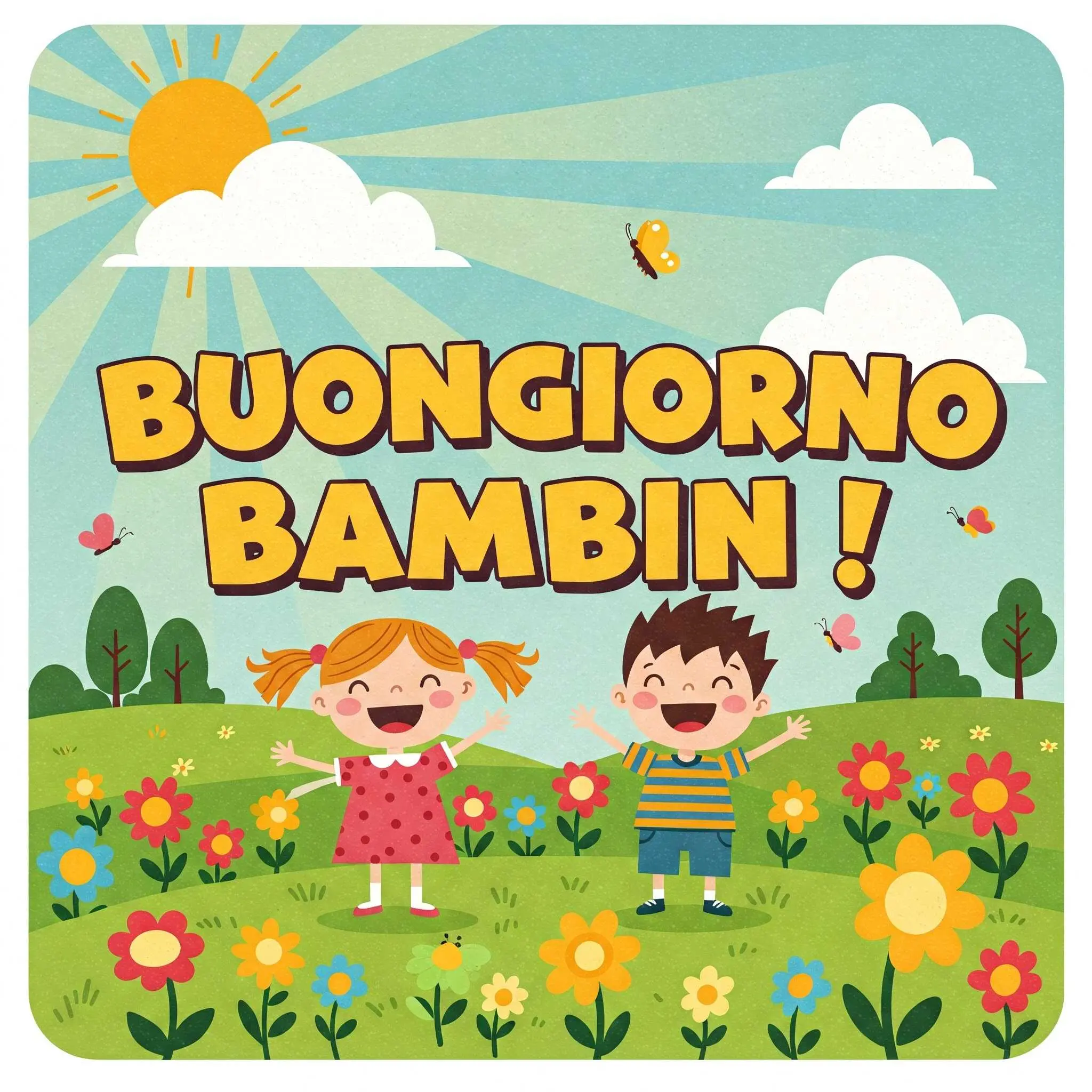 buongiorno bambini, immagini buongiorno bambini