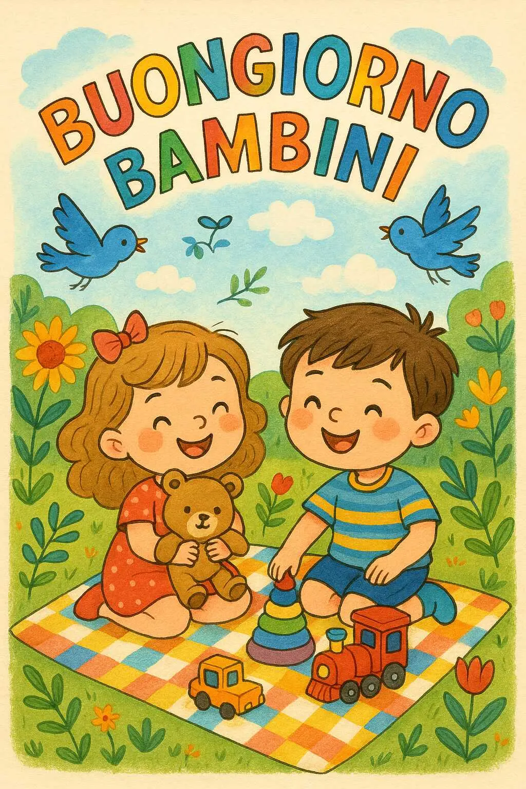 buongiorno bambini, immagini buongiorno bambini