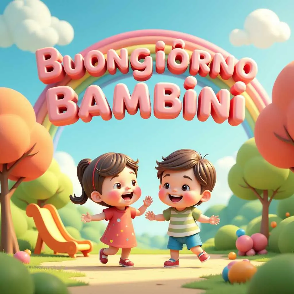 buongiorno bambini, immagini buongiorno bambini