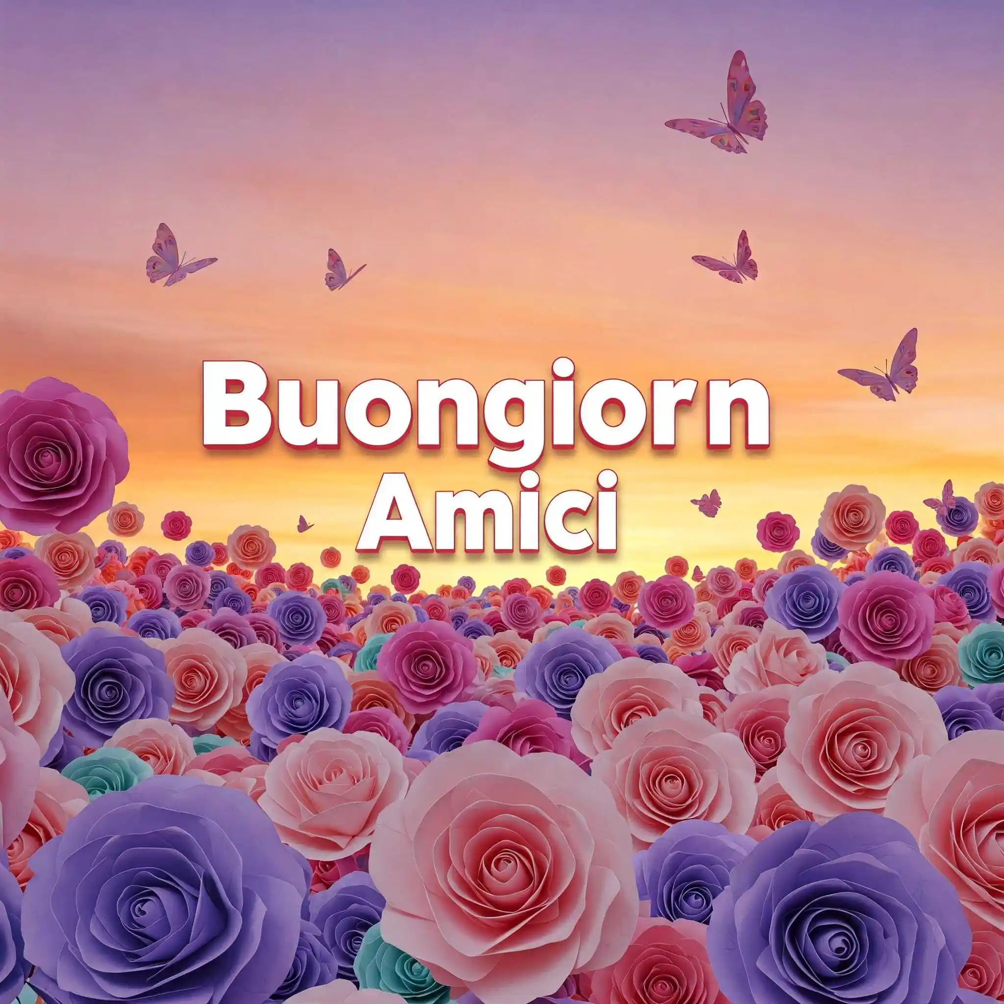 🌺 Buongiorno Amici! Che la vostra giornata sia colorata come questa illustrazione.