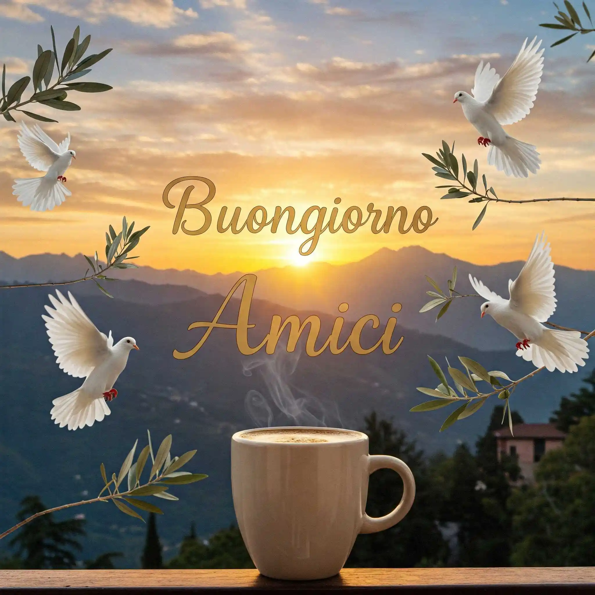 🌺 Buongiorno Amici! Che la vostra giornata sia colorata come questa illustrazione.