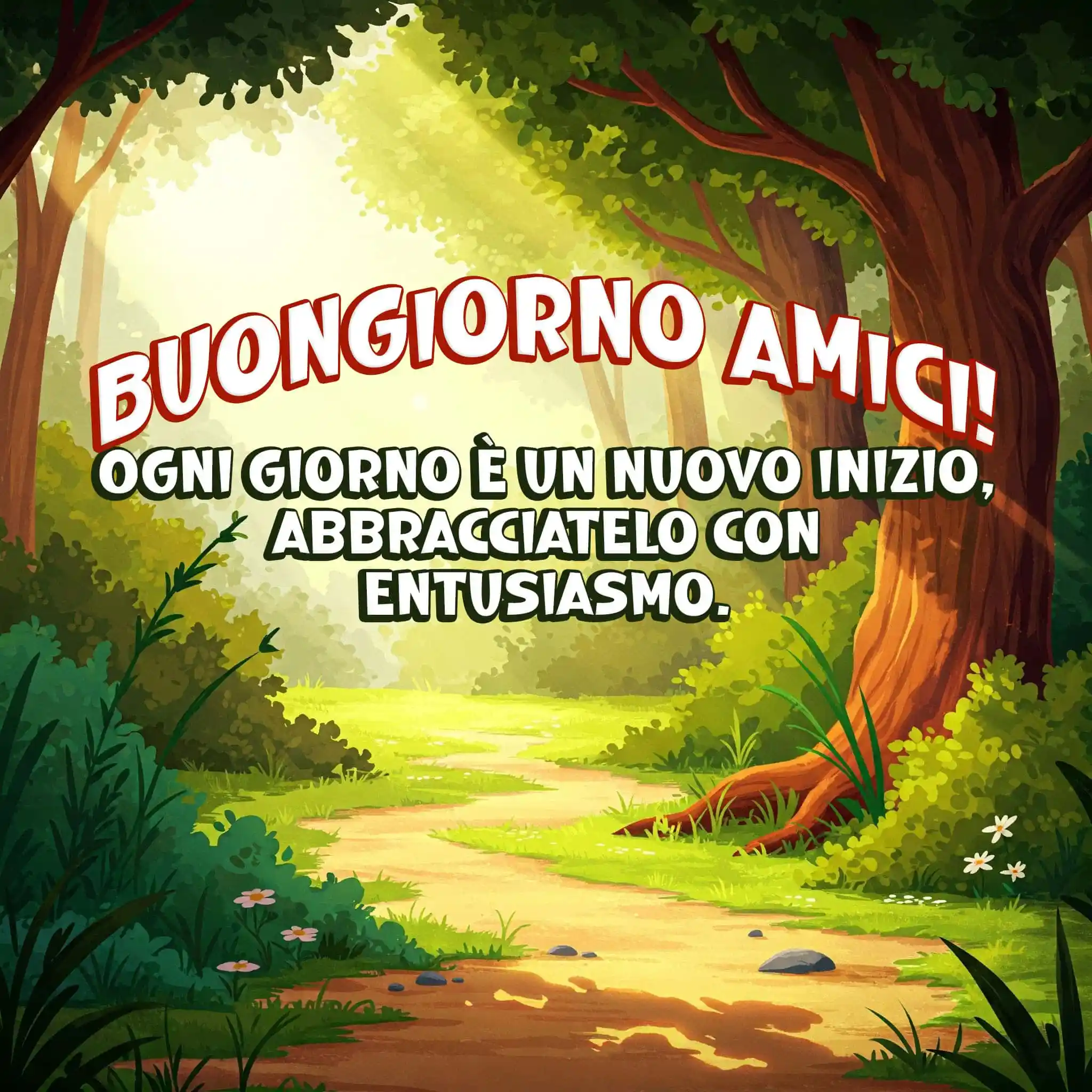 🌺 Buongiorno Amici! Che la vostra giornata sia colorata come questa illustrazione.