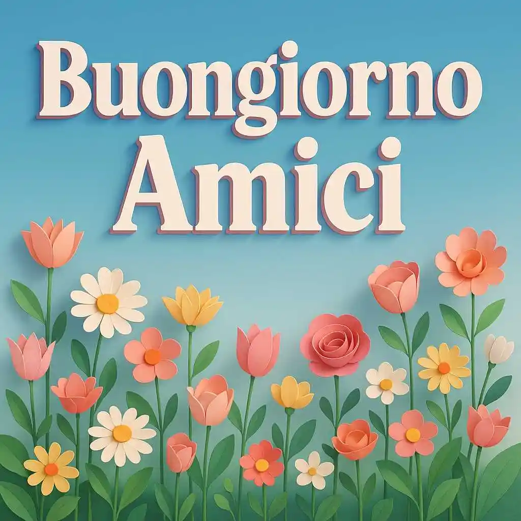 buongiorno amici, immagini buongiorno amici.