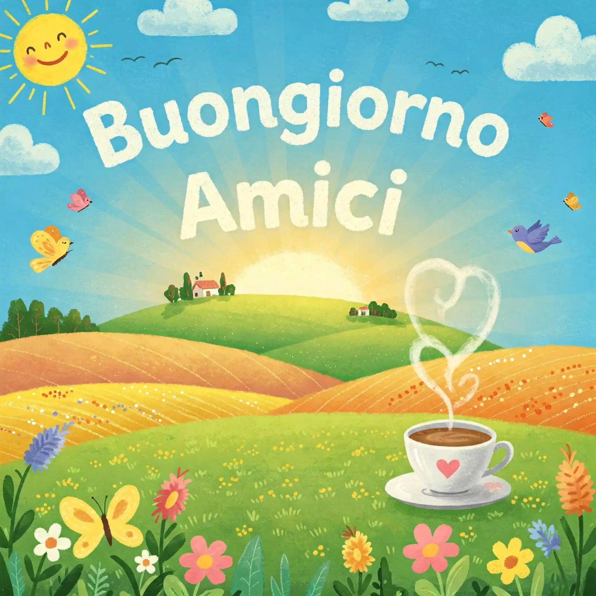 buongiorno amici, immagini buongiorno amici.