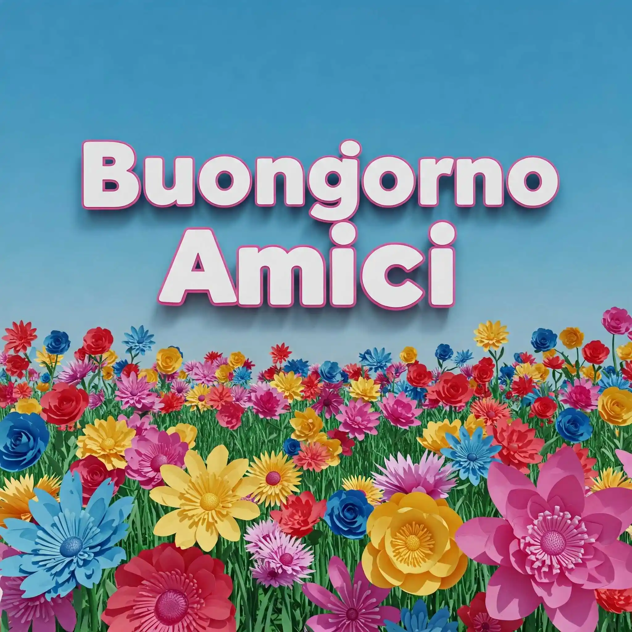🌺 Buongiorno Amici! Che la vostra giornata sia colorata come questa illustrazione.